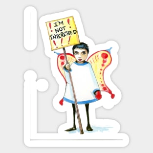 I'm not interested Sticker